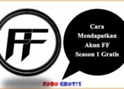 Cara Mendapatkan Akun FF Season 1 Gratis