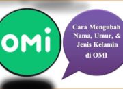 Cara Mengubah Nama, Umur, & Jenis Kelamin di OMI