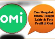 Cara Mengubah Bahasa, Tanggal Lahir & Foto Profil di Omi