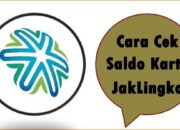 Cara Cek Saldo Kartu JakLingko