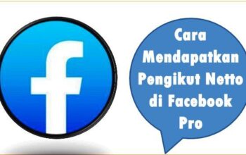 Cara Mendapatkan Pengikut Netto di Facebook Pro