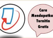 Cara Mendapatkan Turnitin Gratis