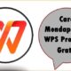 Cara Mendapatkan WPS Premium Gratis