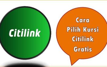 Cara Pilih Kursi Citilink Gratis