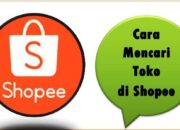 Cara Mencari Toko di Shopee