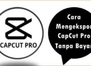 Cara Mengekspor CapCut Pro Tanpa Bayar