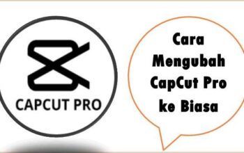 Cara Mengubah CapCut Pro ke Biasa