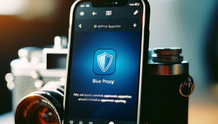 Ilustrasi Blue Proxy