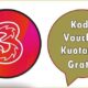 Kode Voucher Kuota Tri Gratis