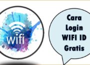 Cara Login WIFI ID Gratis