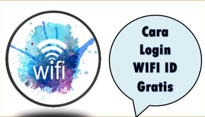 Cara Login WIFI ID Gratis