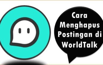 Cara Menghapus Postingan di WorldTalk