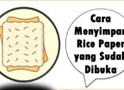 Cara Menyimpan Rice Paper yang Sudah Dibuka
