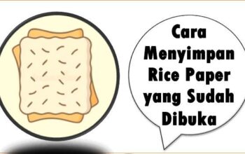 Cara Menyimpan Rice Paper yang Sudah Dibuka