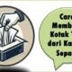 Cara Membuat Kotak Tisu dari Kardus Sepatu