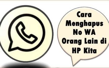 Cara Menghapus No WA Orang Lain di HP Kita