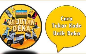 Cara Tukar Kode Unik Deka