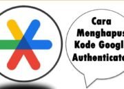 Cara Menghapus Kode Google Authenticator