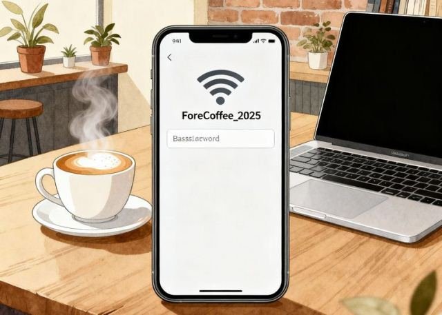 Ilustrasi Password Wifi Fore