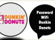 Password WiFi Dunkin Donuts