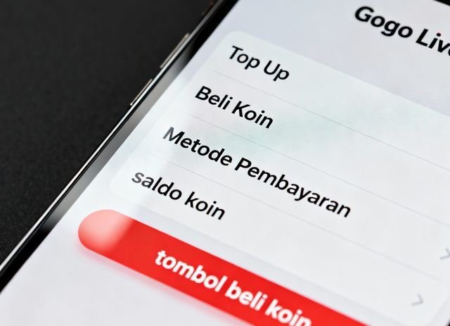 Ilustrasi Beli Koin Gogo Live