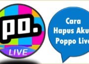 Cara Hapus Akun Poppo Live