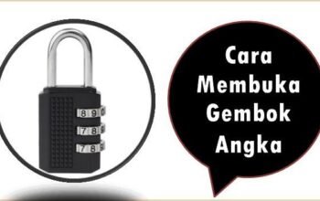 Cara Membuka Gembok Angka