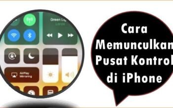 Cara Memunculkan Pusat Kontrol di iPhone