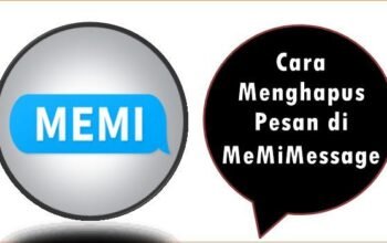 Cara Menghapus Pesan di MeMiMessage