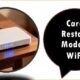 Cara Restart Modem WiFi