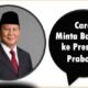 Cara Minta Bantuan ke Presiden Prabowo