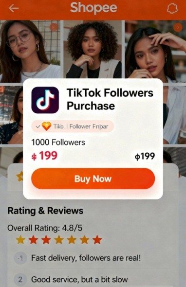 Pembelian Followers Tiktok di Shopee