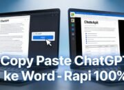 Cara Copy Paste ChatGPT ke Word