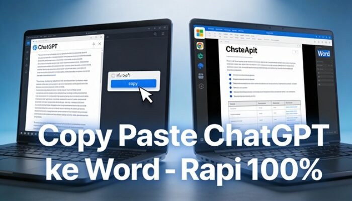 Cara Copy Paste ChatGPT ke Word
