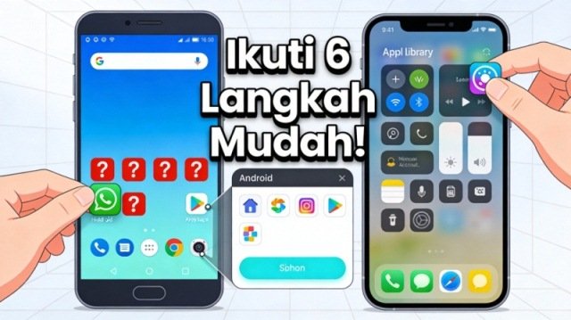 Cara Menampilkan Aplikasi di Layar Depan HP