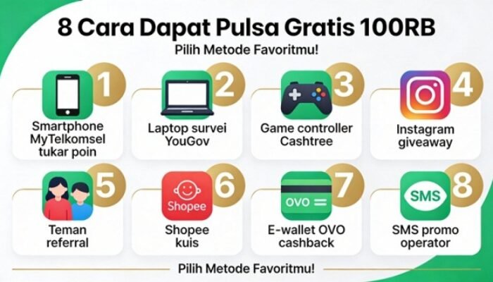 Pulsa Gratis 100 Ribu