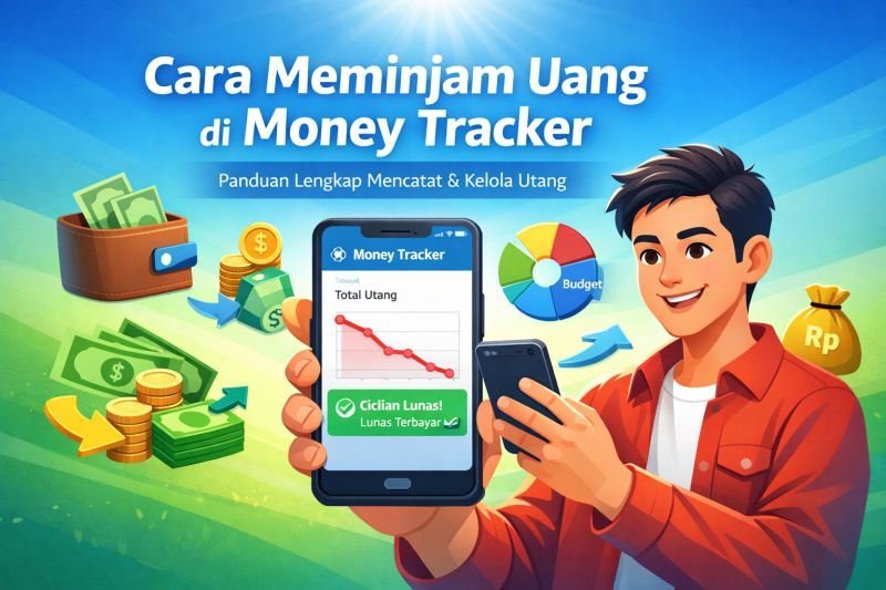 Cara Meminjam Uang di Money Tracker