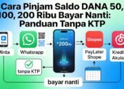 Cara Pinjam Saldo DANA 50-200 Ribu Bayar Nanti