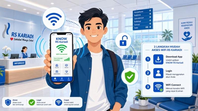 Cara Mendapatkan Password WiFi RS Kariadi