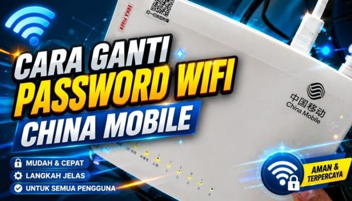 Cara Ganti Password Wifi China Mobile