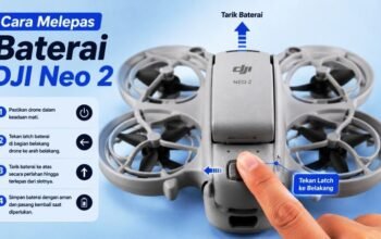 Cara Melepas Baterai DJI Neo 2
