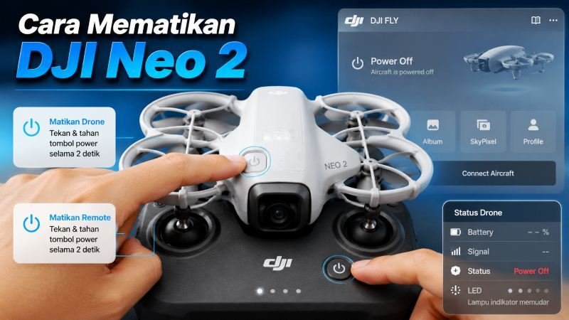 Cara Mematikan DJI Neo 2
