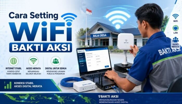 Cara Setting WiFi BAKTI AKSI