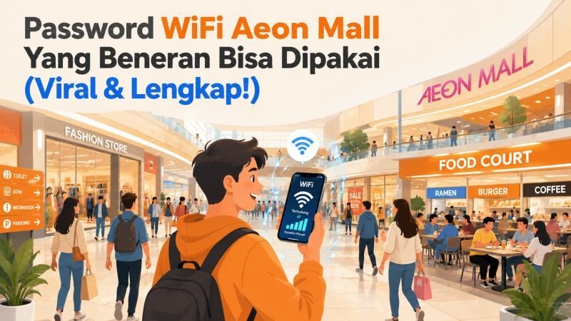 Password WiFi Aeon Mall