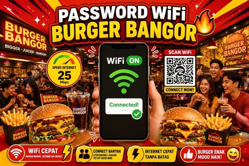 Password WiFi Burger Bangor