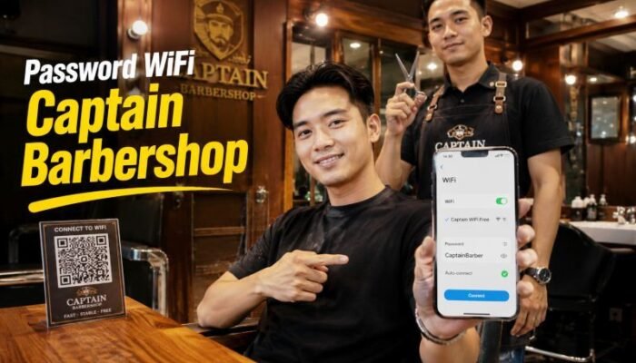 Password WiFi Captain Barbershop 2026
