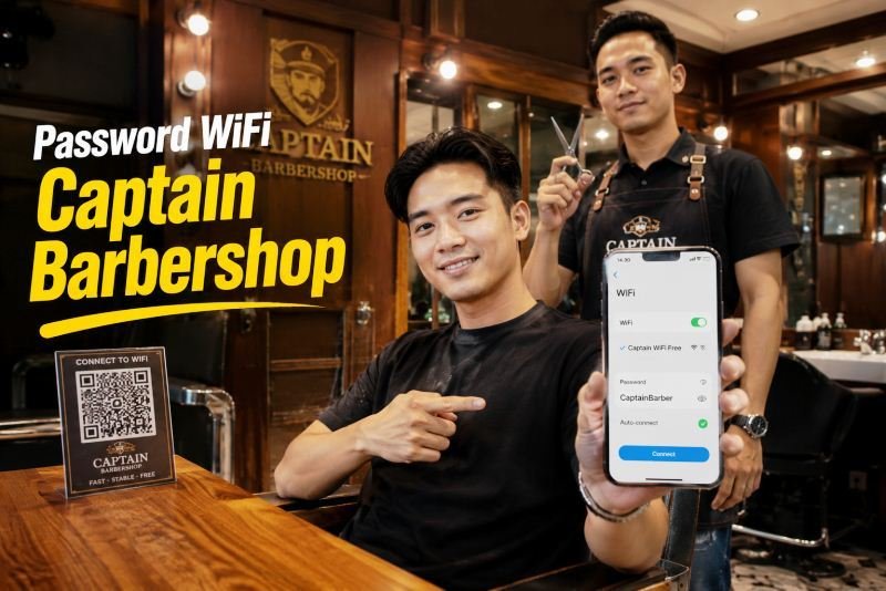 Password WiFi Captain Barbershop