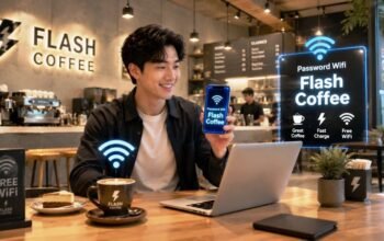 Password WiFi Flash Coffee