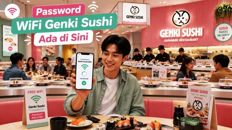Password WiFi Genki Sushi