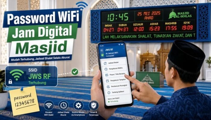 Password WiFi Jam Digital Masjid